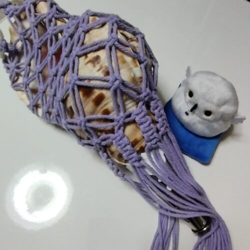 法螺貝の袋(網袋)の作り方を画像付で詳しく解説【山に持って行こう