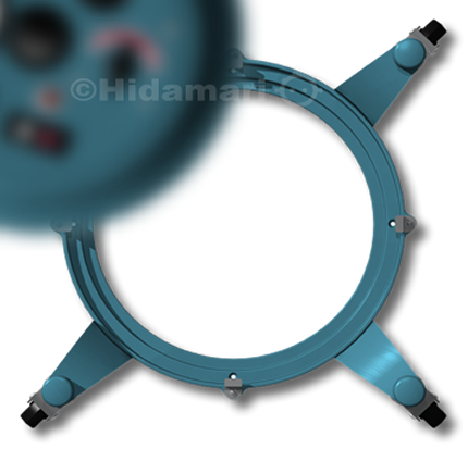 1号器専用キャスタースタンド｜光線療法ひだまり