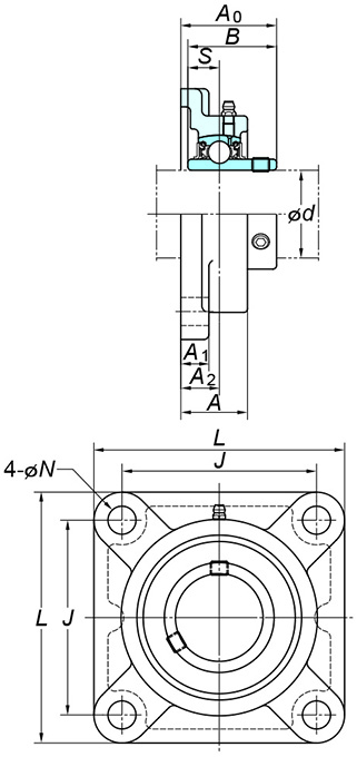 UCF206 | 商品詳細 | ベアリングのKoyo(ジェイテクト)
