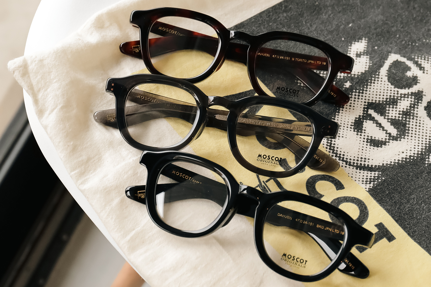 MOSCOT：モスコット】” DAHVEN JPN LTD 18 “が眼鏡・サングラス共に