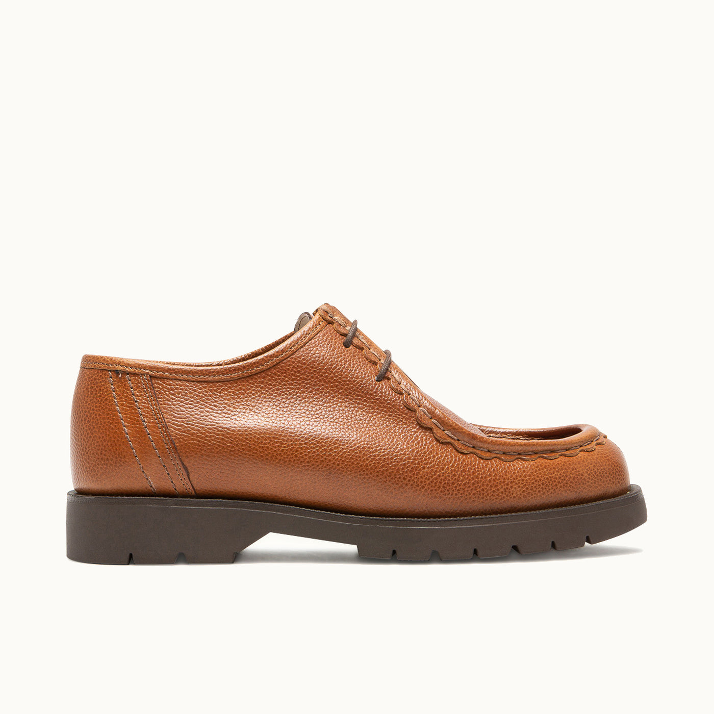 Leather Tyrolean Shoes | PADROR G VGT Cognac – Kleman
