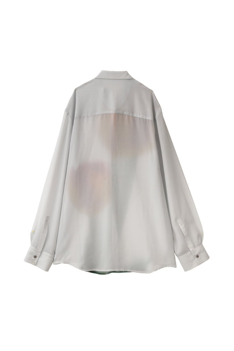 flower print sheer shirt(unisex)/3color | KNUTH MARF