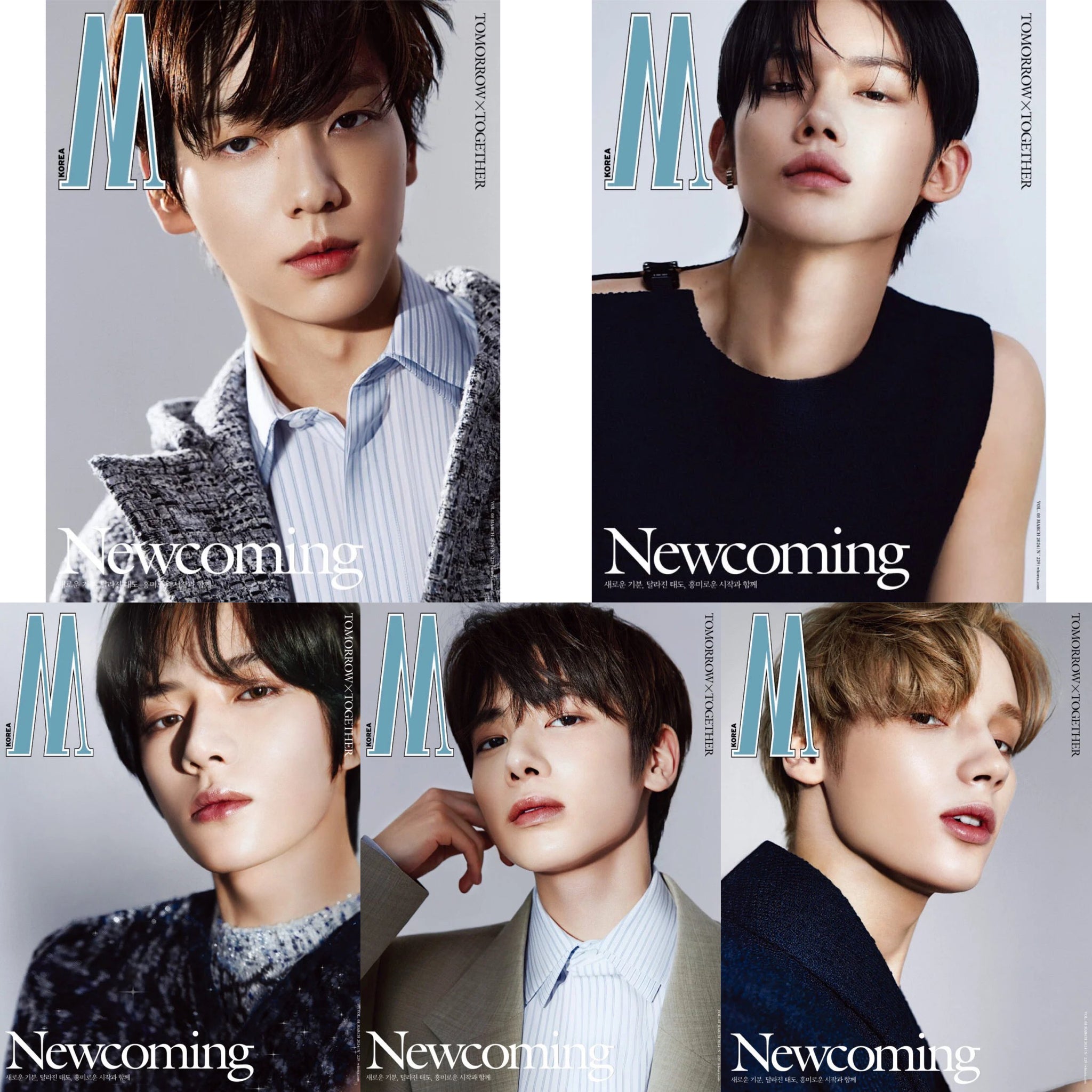 TOMORROW X TOGETHER TXT W Korea Magazine March 2024 – K-STAR