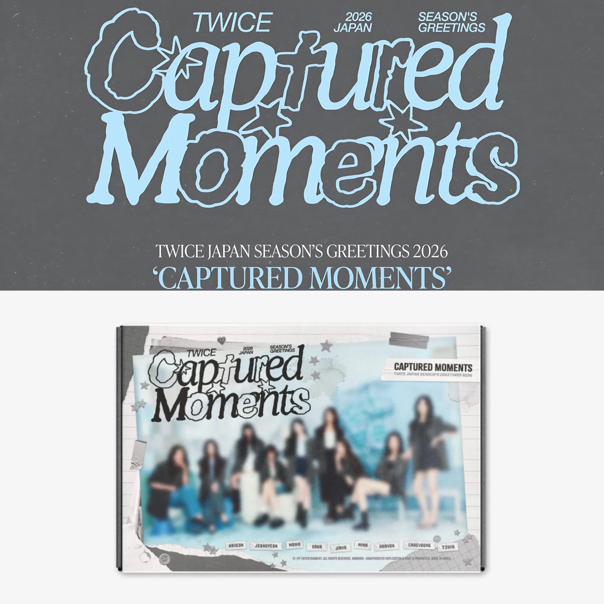 TWICE Japan Official Season's Greetings 2026 “CAPTURED MOMENTS” +