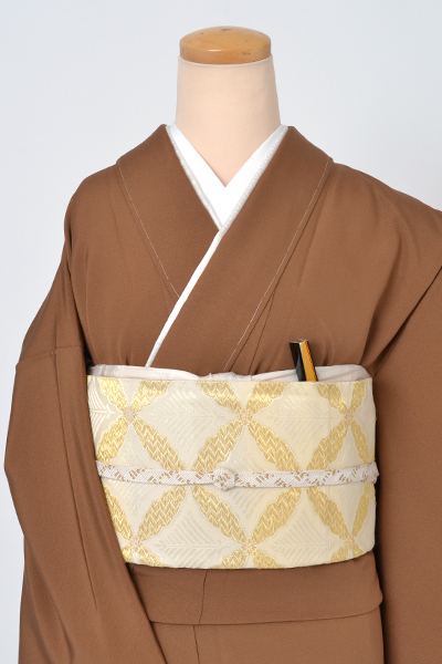 レンタル （abc)極上 饅頭菊模様 色留袖 858-22 色留袖 フルセット