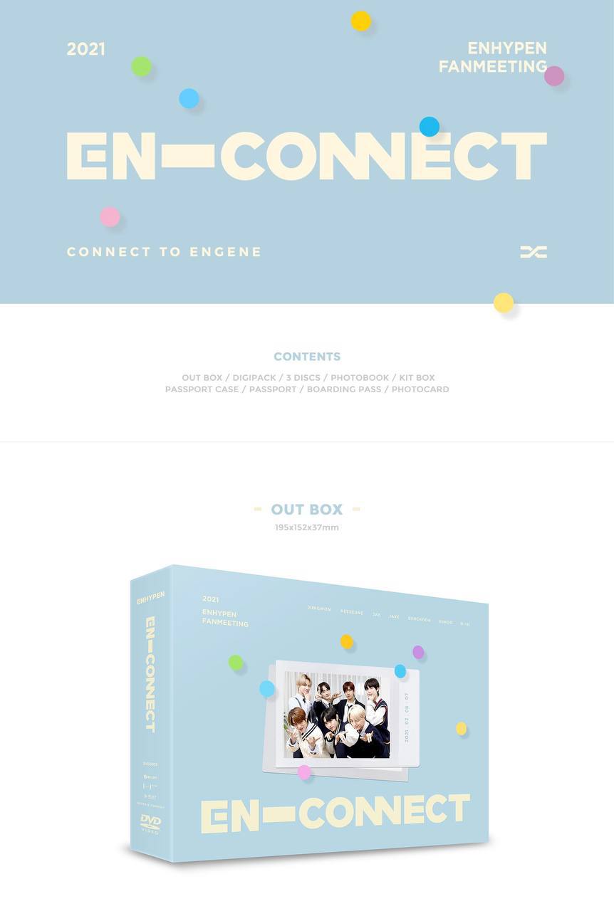 ENHYPEN] 2021 Fanmeeting Enconnect [EN-CONNECT] DVD – krmerch