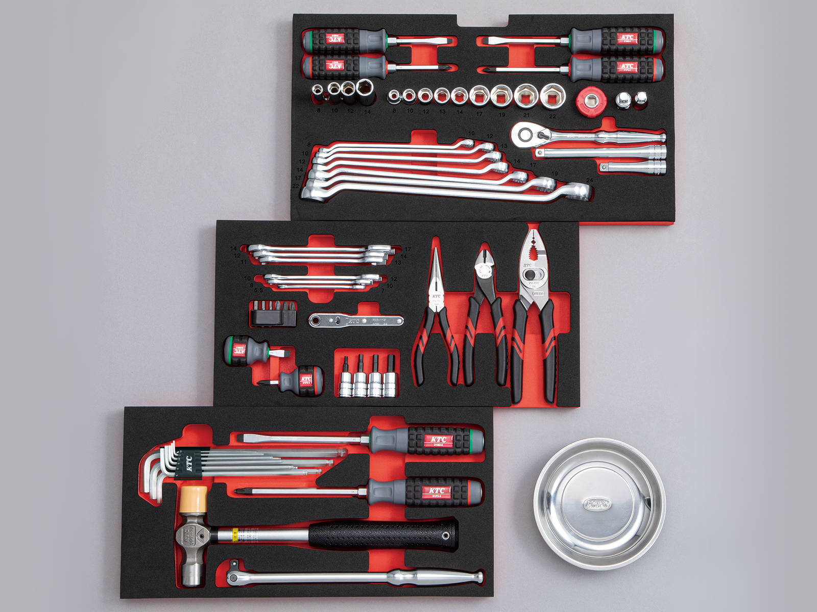 2022SKセール限定品】9.5sq.工具セット（チェスト）［66点］ | KTC