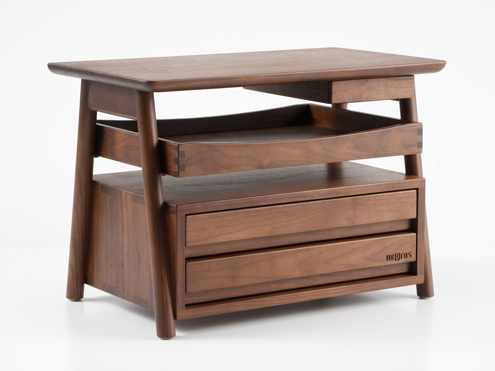 nepros neXT チェスト Walnut (4段3引出し) | KTCツール