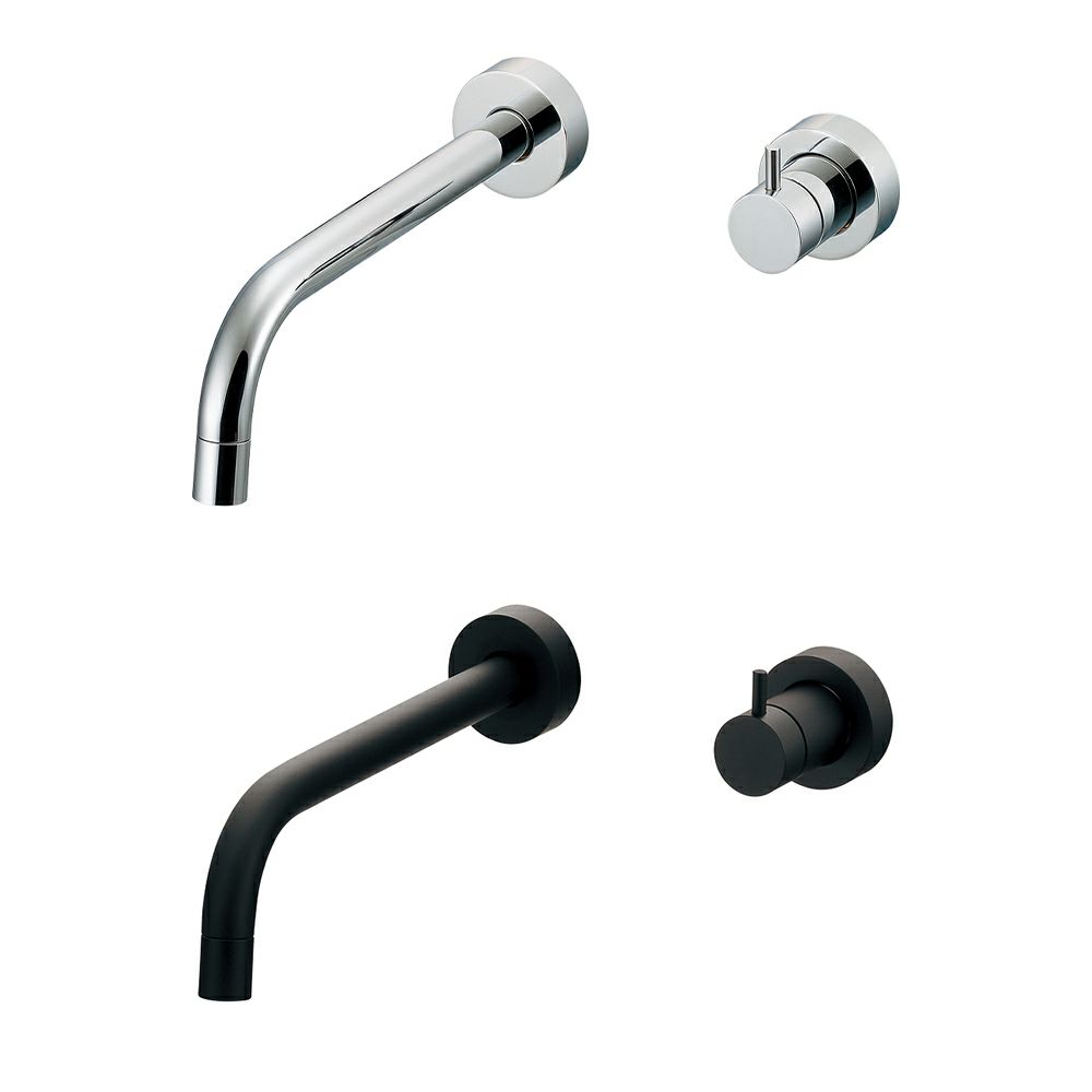 カクダイ 193-001 壁付シングルレバー混合栓 VARUNA｜建材・住宅資材の