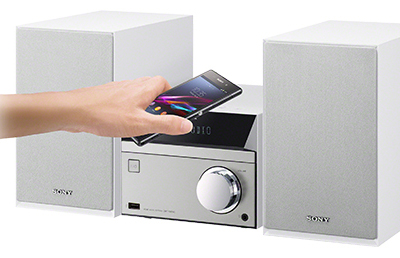 マルチコンポエントリーモデル、一体型の「CMT-X3CD」とスピーカー