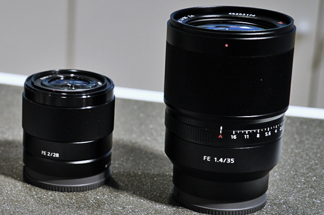 ソニーストアで、Distagon T* FE 35mm F1.4 ZA 「SEL35F14Z」を触って