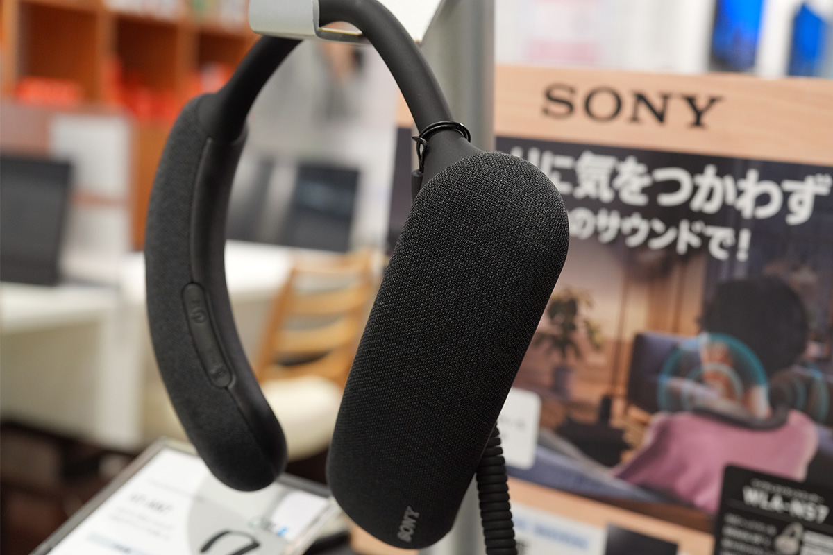 ワイヤレスネックバンドスピーカー HT-AN7（BRAVIA Theatre U）に、初