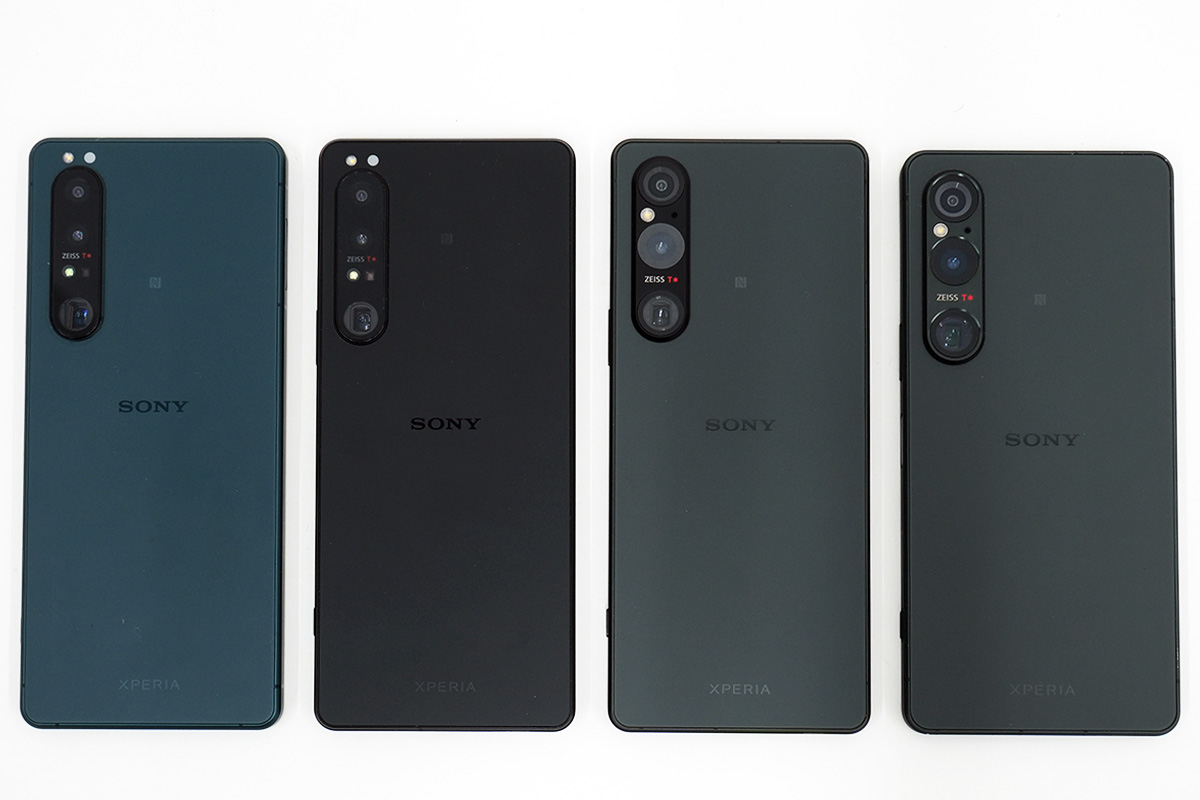 Xperia 1シリーズ 歴代6モデルを比較。比べるとわかる SIMフリーモデル