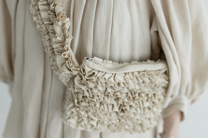 別注R&D.M.Co- FRILL BODY BAG フリルボディバッグ R&D.M.Co