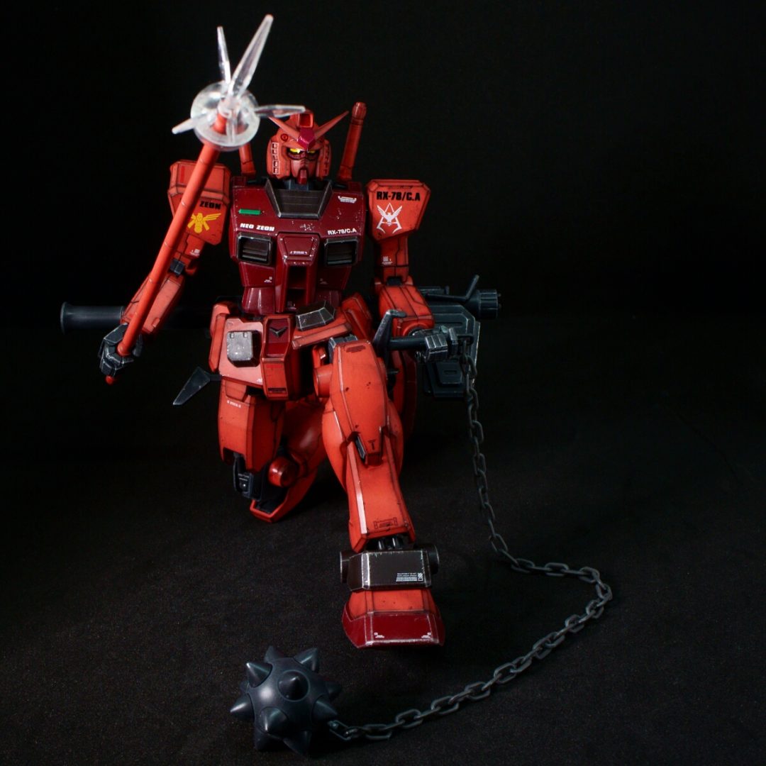 ガンプラレビュー｜MG 1/100 RX-78/C.A キャスバル専用ガンダム 製作 |