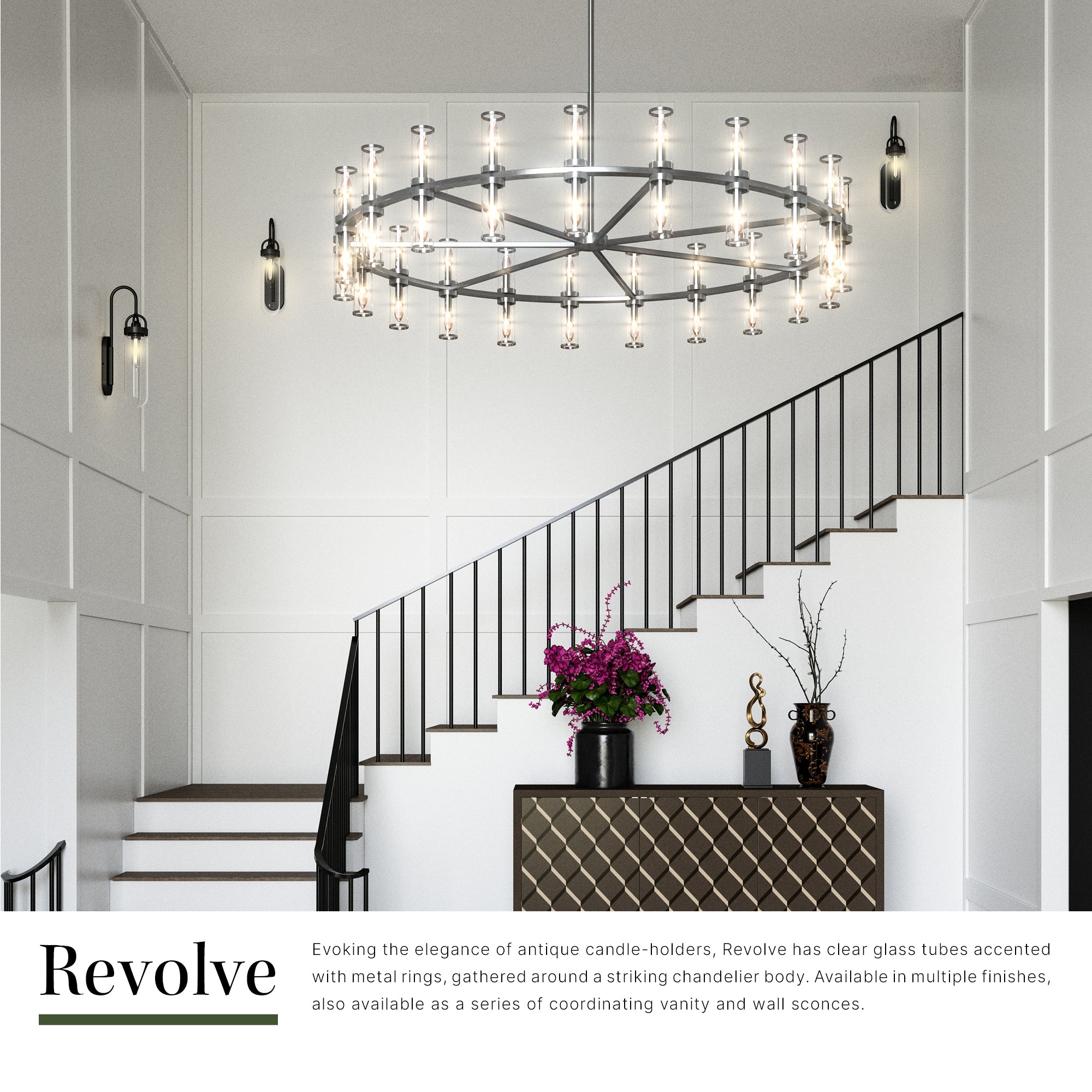Revolve 61-in Chandelier – Kuzco Lighting