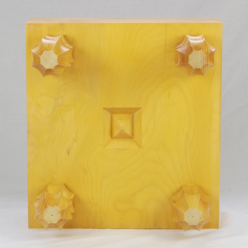 本榧脚付碁盤 4.5寸板目 252201