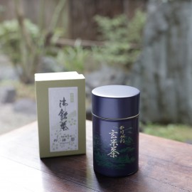 かりがね玄米茶83g（缶化粧箱入） | 柳桜園茶舗/京ものさんぽショップ