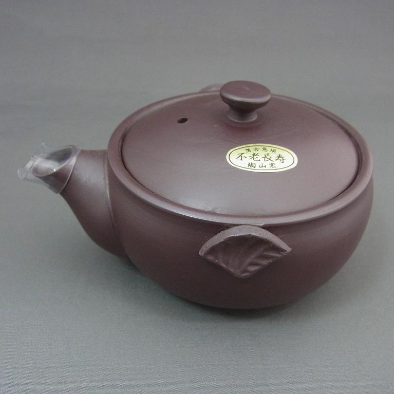 萬古焼 宝瓶型 急須（紫泥）｜茶器・煎茶道具｜京なごみオンラインショップ