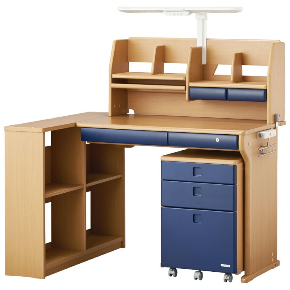 CDコンパクトステップアップデスクホワイトウォッシュ色CDR-985/CDR