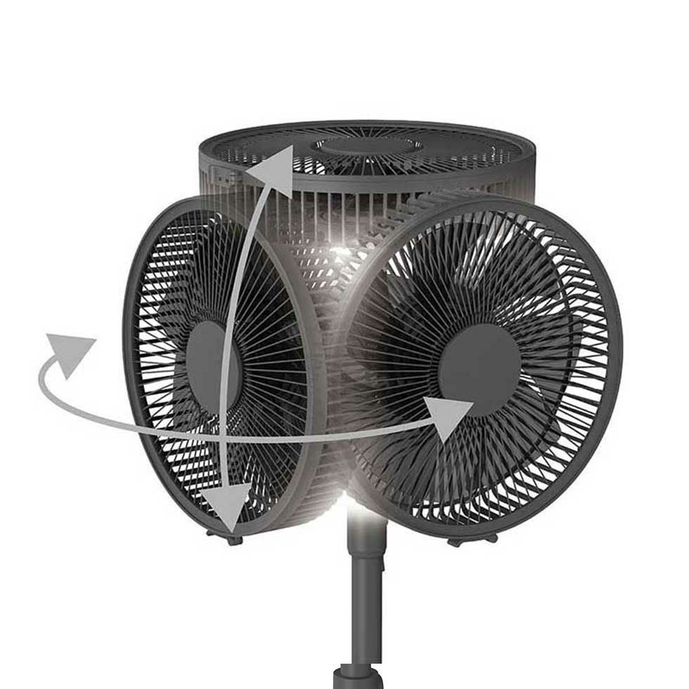 ミニリビング扇風機DCモーターKLF-2551 | コイズミオンラインショップ