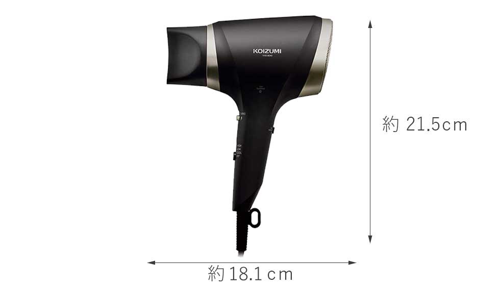KARUJOBU(軽ジョーブ)イオンバランスドライヤーKHD-9040 | コイズミ