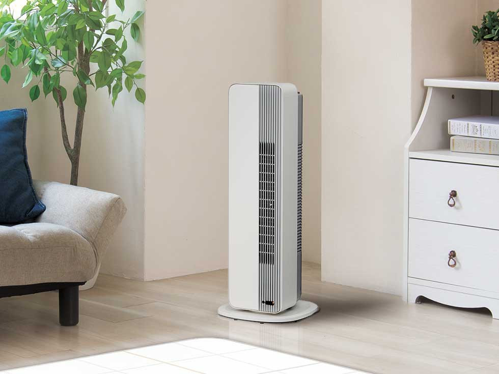 販売終了】ホット＆クールプレミアムタワーファンKHF-12234 | コイズミ