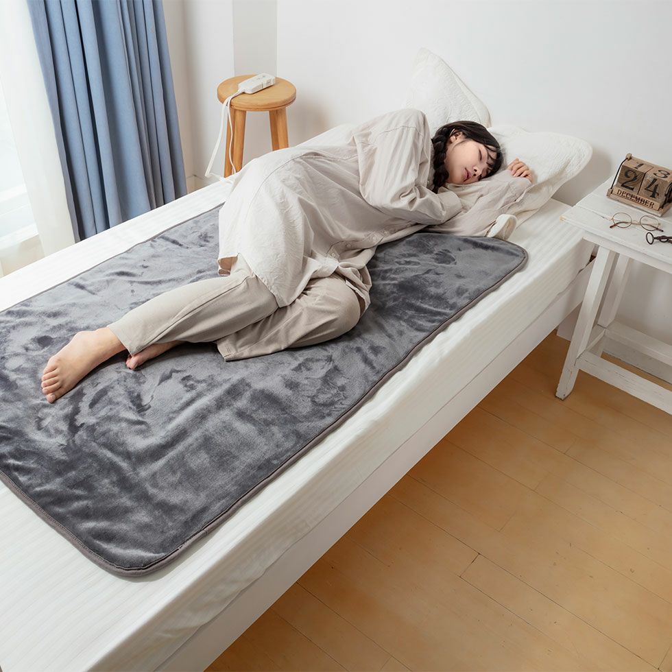 温水マット電気毛布敷きシングル115×195cm 【無電磁波 水暖マット