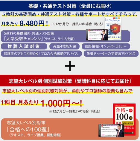 2022年度「大学受験講座」受講費について｜進研ゼミ 高校講座サイト