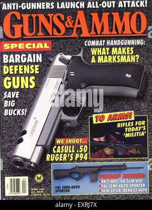 1990s usa guns ammo magazine hi-res stock photography and images