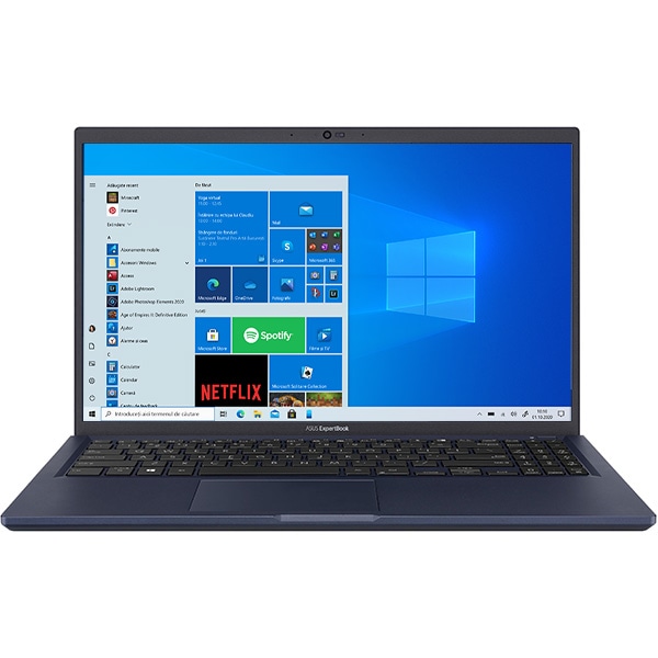 Laptop ASUS ExpertBook B1 B1500, Intel Core i7-1165G7 pana la 4.7