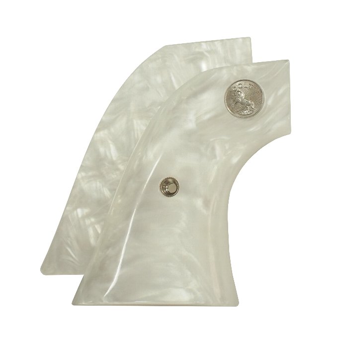 L.A.ホビーショップ / グリップ : SAA用 パール調グリップ/純銀