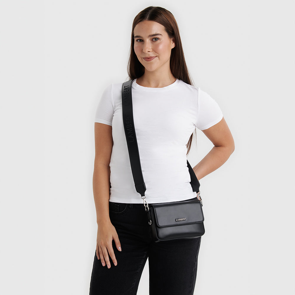 The Amelie - 2-in-1 Peach Vegan Leather Handbag – Lambert Design