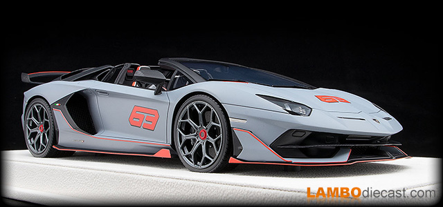 The 1/18 Lamborghini Aventador SVJ Roadster from Eidolon, a review
