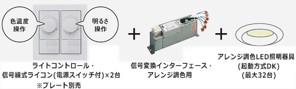 XNQH2151600 || LED・蛍光灯用ライトコントロール[アレンジ調色セット