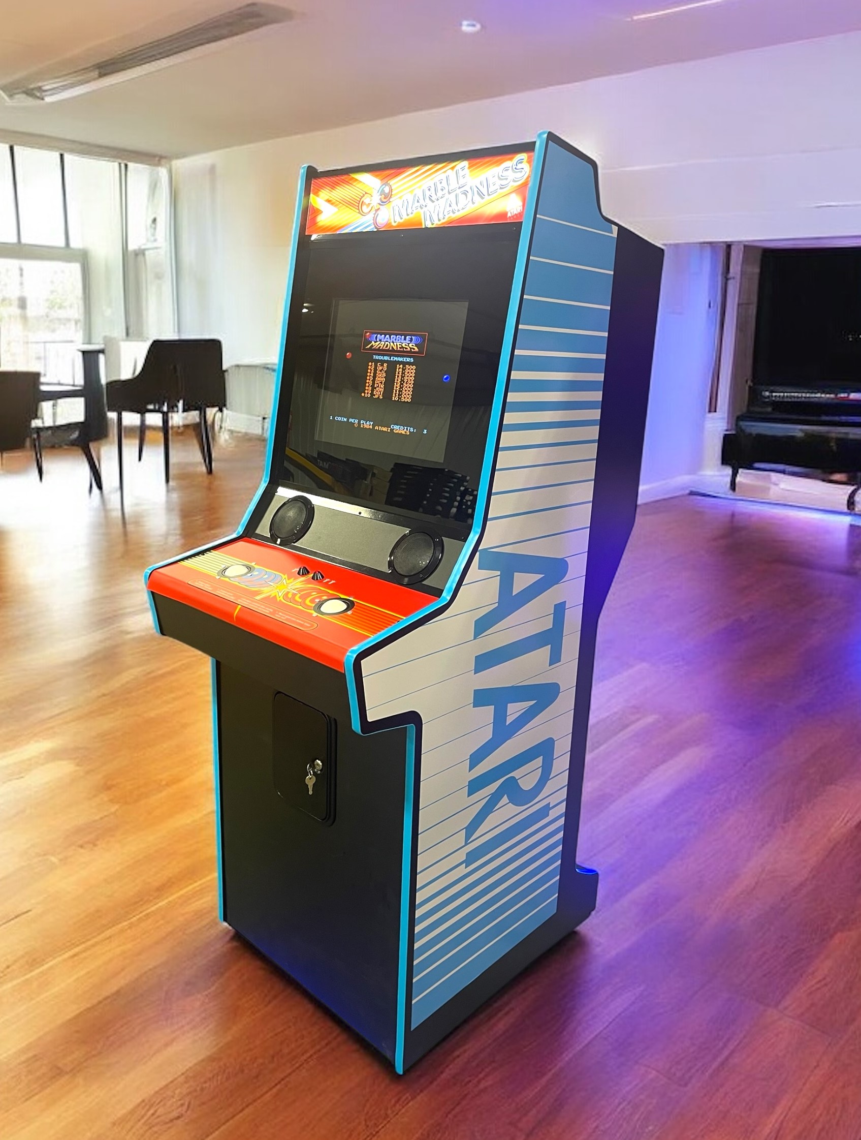 MARBLE MADNESS- BRAND-NEW FULL-SIZE ARCADE-CLICK ON THE PICTURE OF