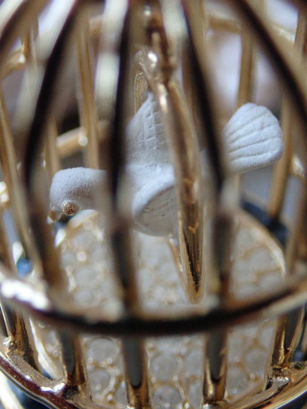 エスティローダークリスマス限定品】【練り香水ケース】【鳥籠型2007年