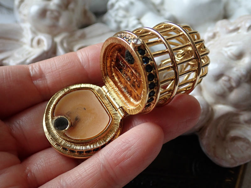 エスティローダークリスマス限定品】【練り香水ケース】【鳥籠型2007年