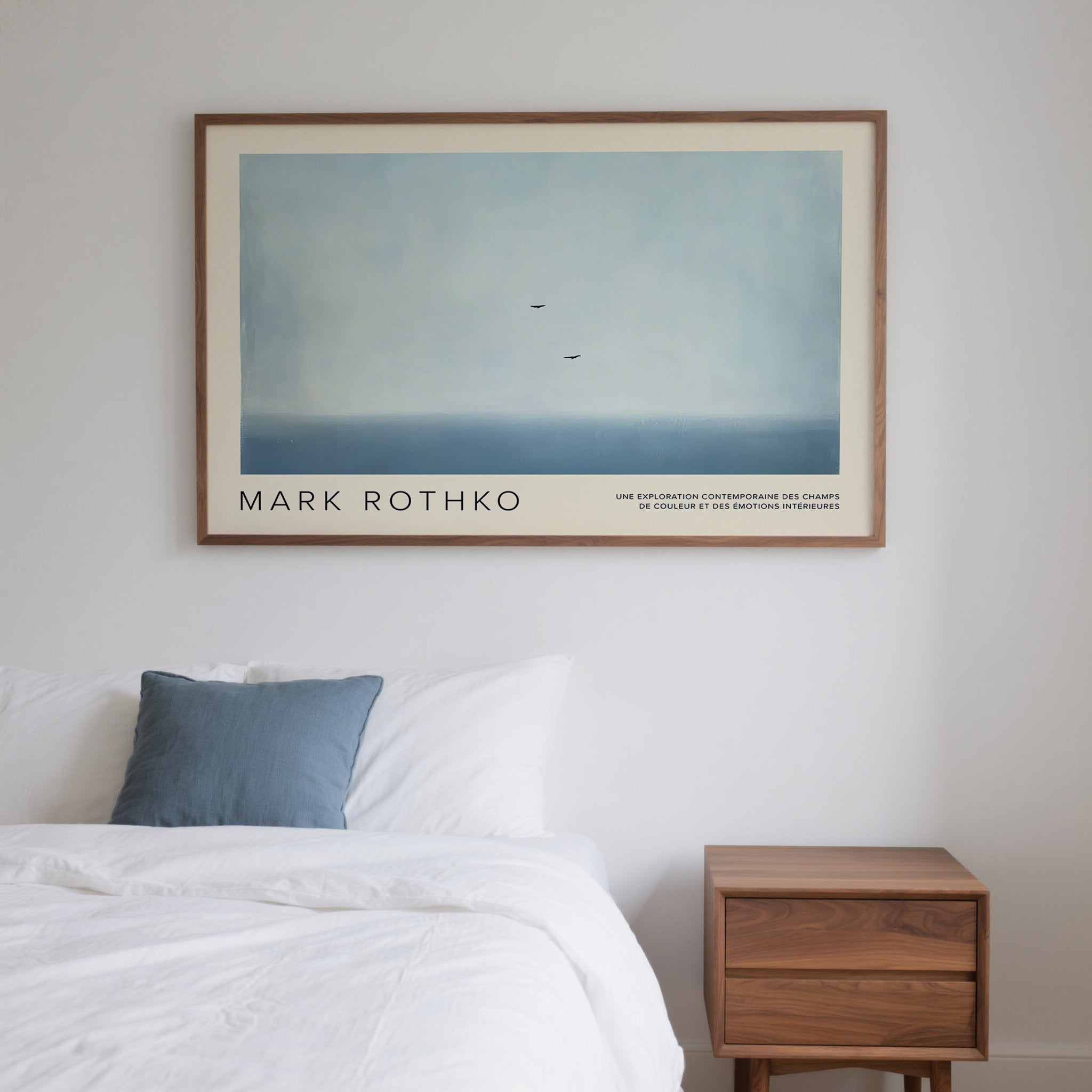 Wall Art Light Blue – Minimalist Sky Print | Laboo Studio