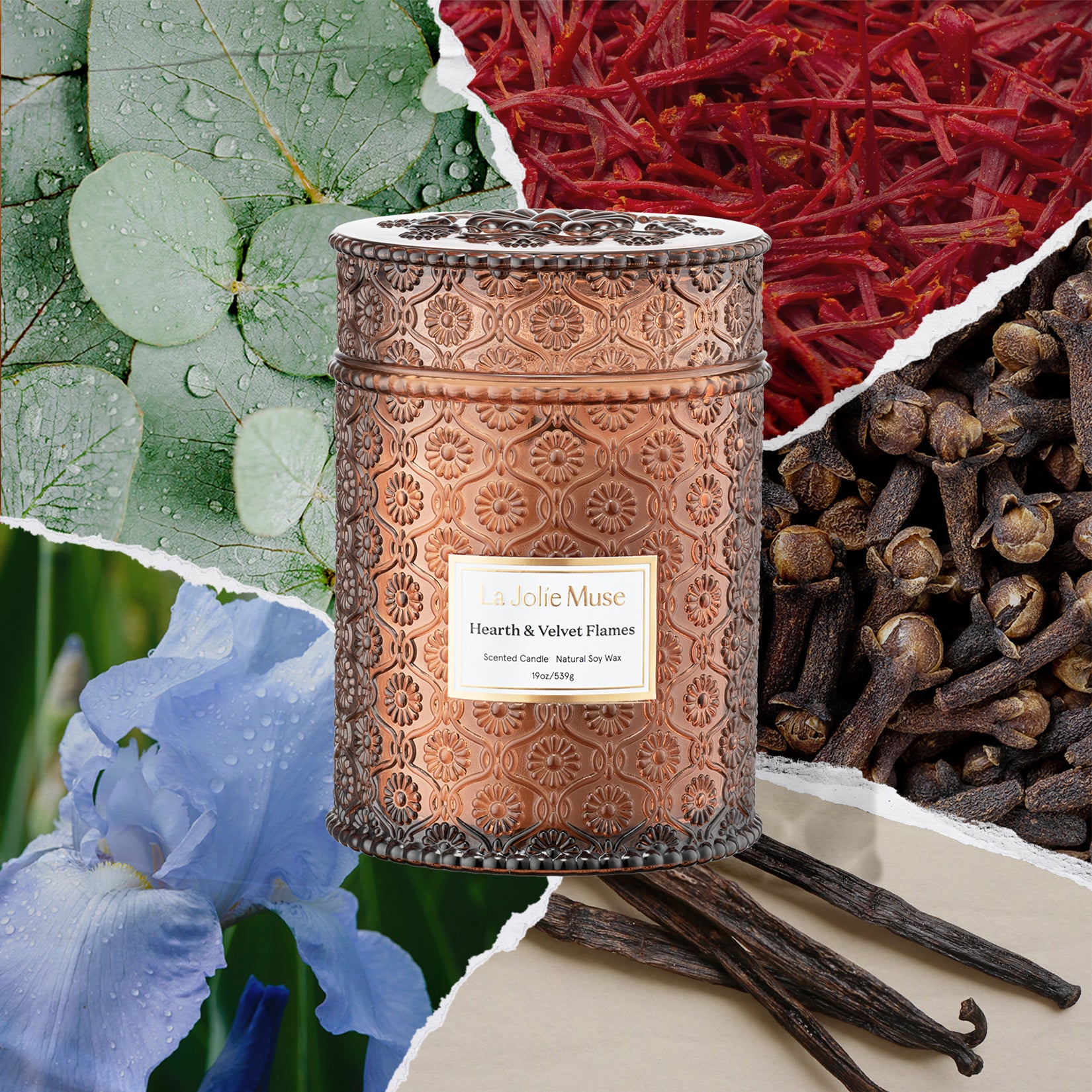 Maelyn Hearth & Velvet Flames 19oz Candle – LA JOLIE MUSE