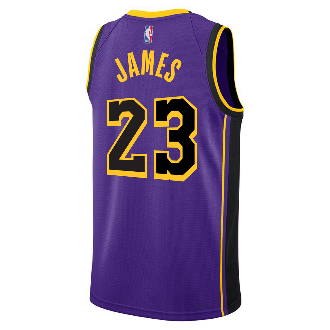 Los Angeles Lakers LeBron James #23 Statement Swingman Jersey
