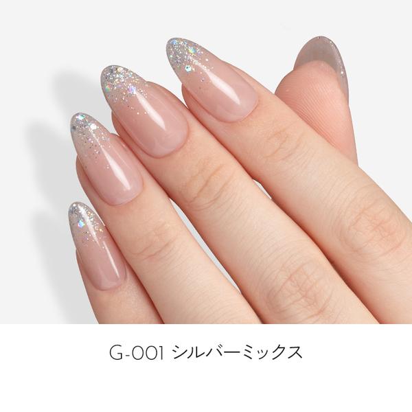 はけまろ] カラージェル G-001 シルバーミックス｜ララマル（旧セブン