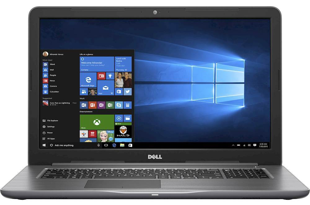 Dell Inspiron 17 5767 - i7-7500U · AMD Radeon R7 M445 · 17.3