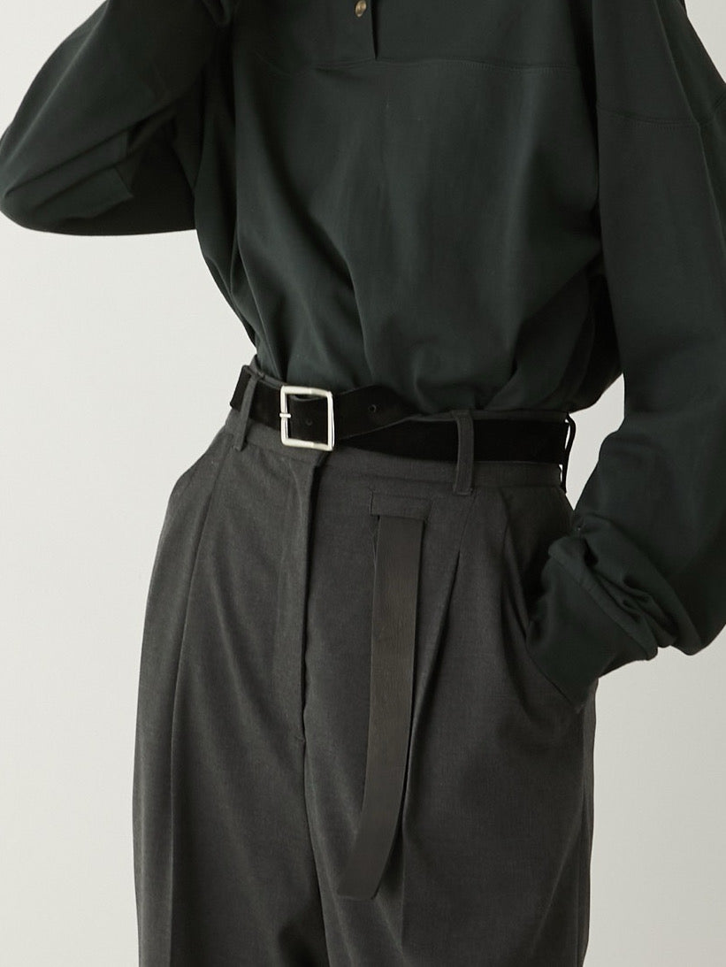 double face leather belt – LA PEAU DE GEM