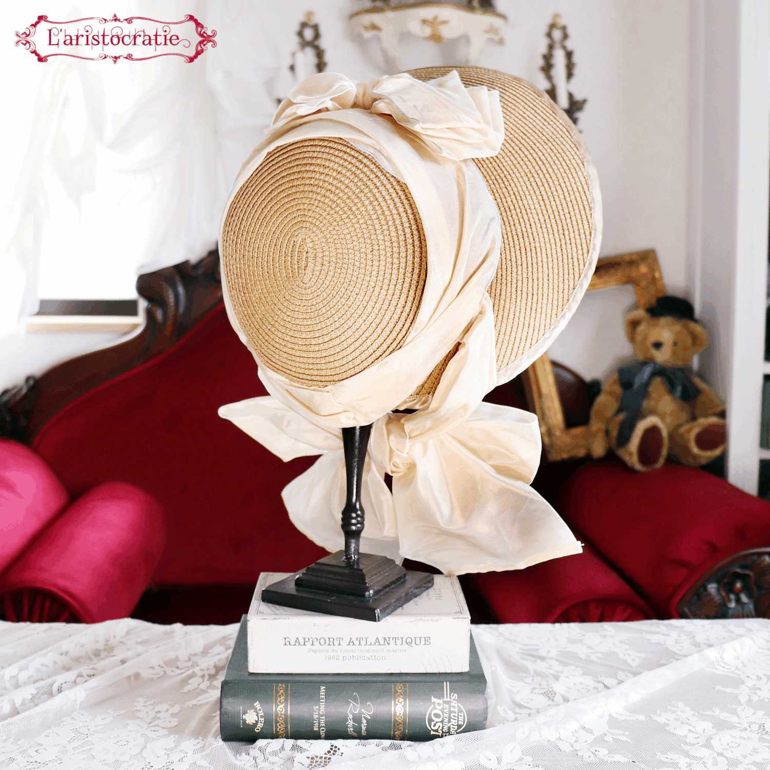 ハリエットのギャザーボンネット | L'aristocratie ラリストクラシー