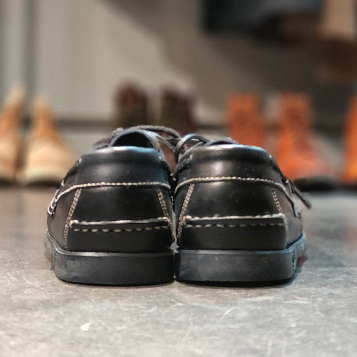 試着程度 【Paraboot】パラブーツ バース デッキシューズ カーフ