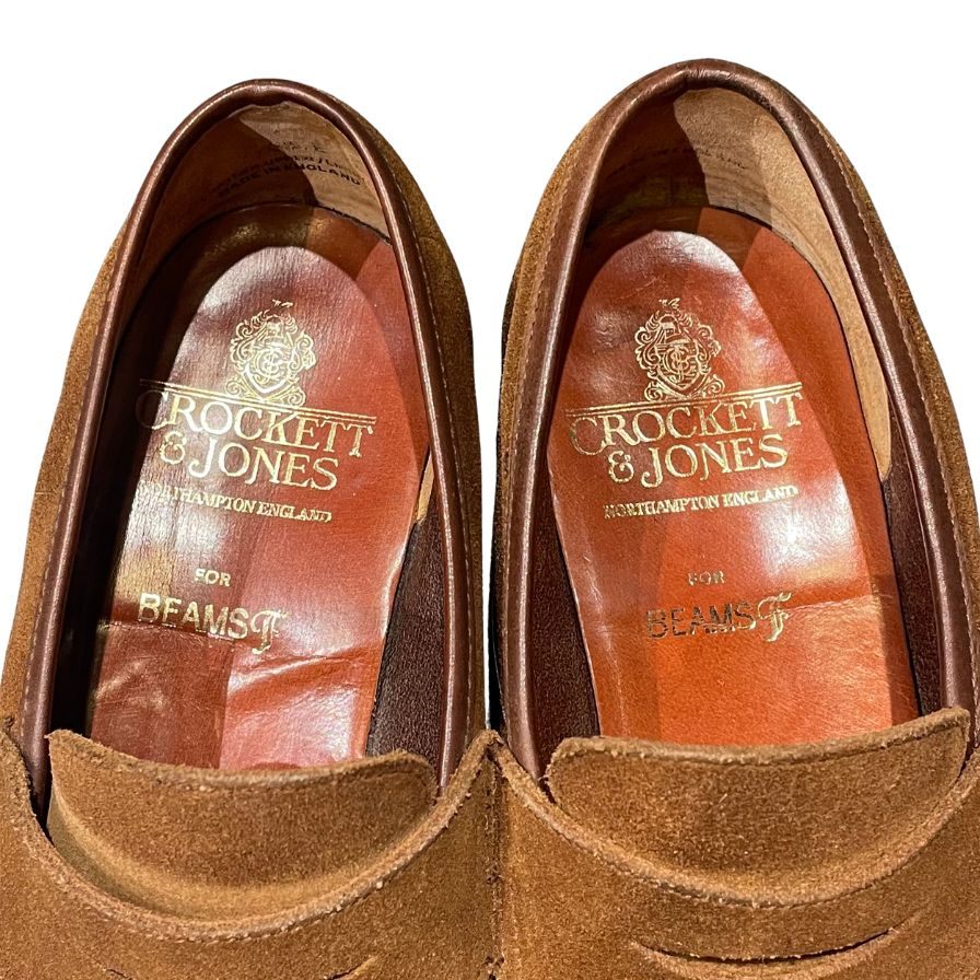 CROCKETT&JONES】クロケット&ジョーンズ ローファー スエード ブラウン