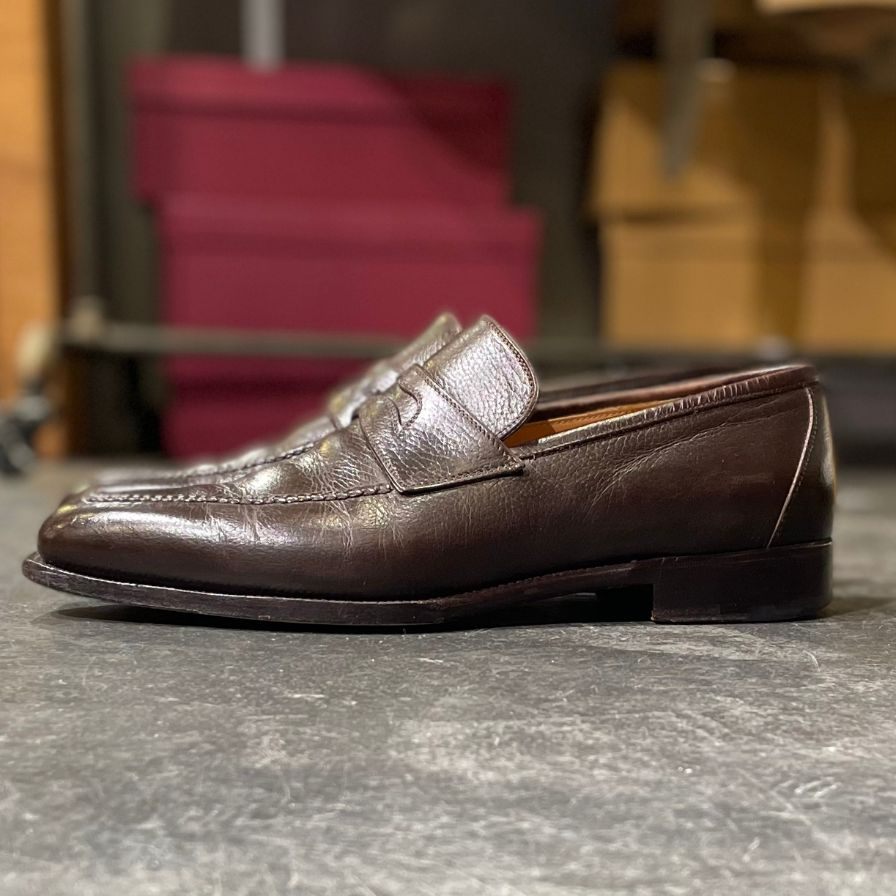 Stefano Bemer】ステファノベーメル ローファー グレインレザー