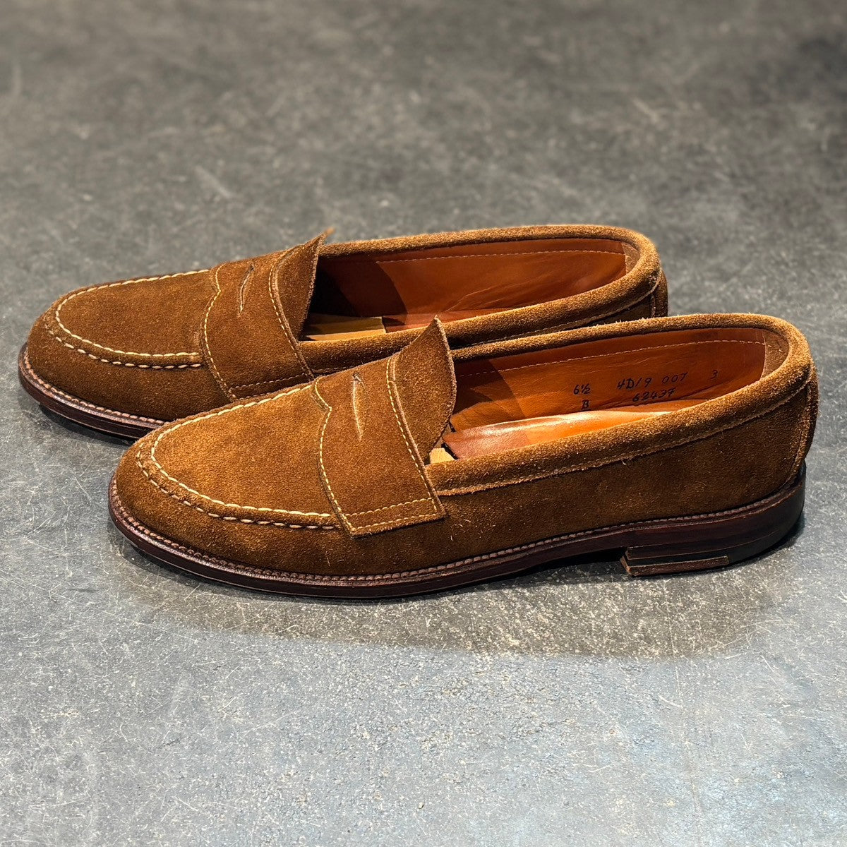 ALDEN】オールデン コインローファー 6243F スエード ブラウン サイズ