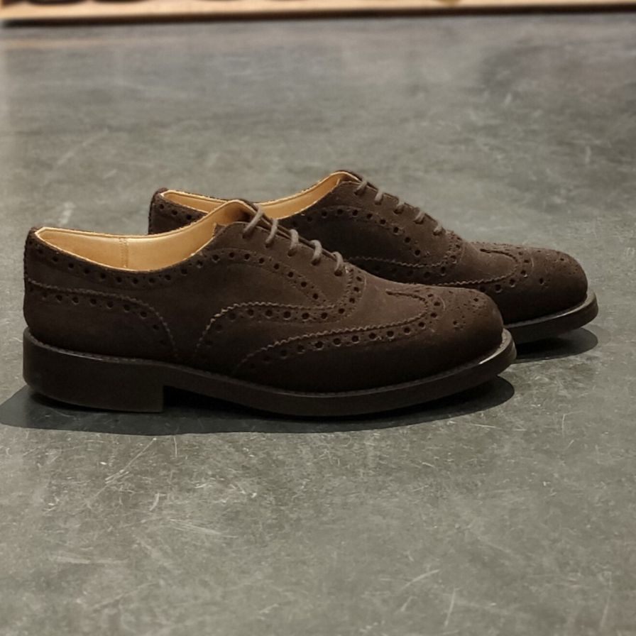 使用数回 【Churchs】チャーチ アマシャム ウイングチップ スエード